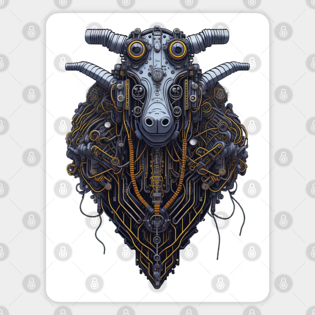 Electric Sheep Magnet by Houerd